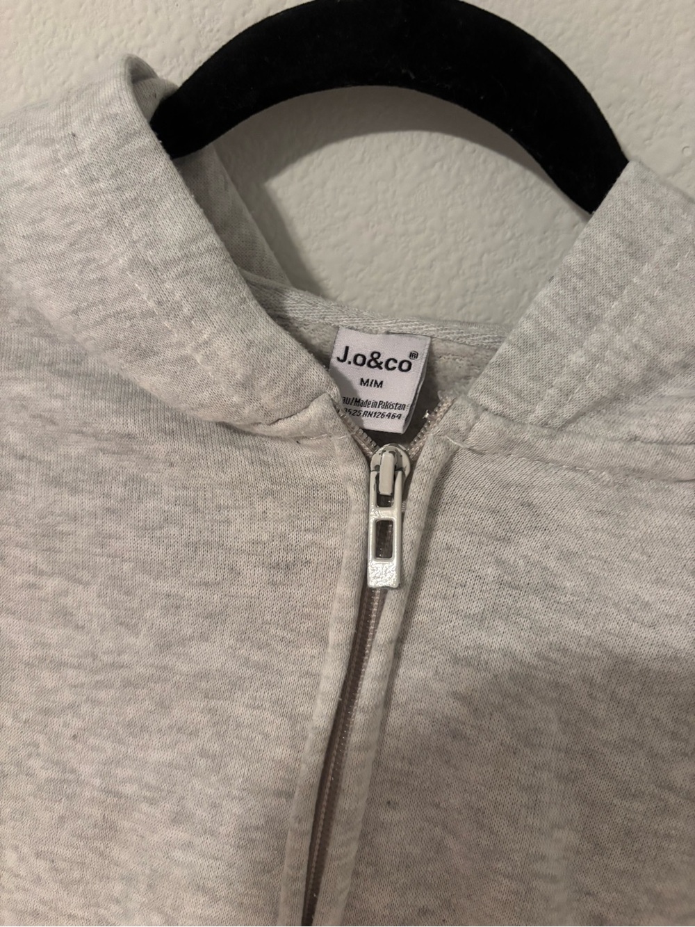 NWOT Jo&co Zip-Up Hoodie - Picture 2 of 4